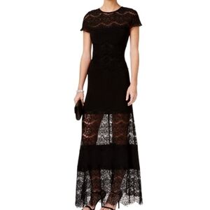 NWT Betsy & Adam Cap Sleeve Lace Dress Sz 6/8